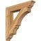 Ekena Millwork Balboa Traditional Rough Sawn Bracket, Western Red Cedar, 4"W x 24"D x 24"H BKT04X24X24BOA01RWR - alternate 1
